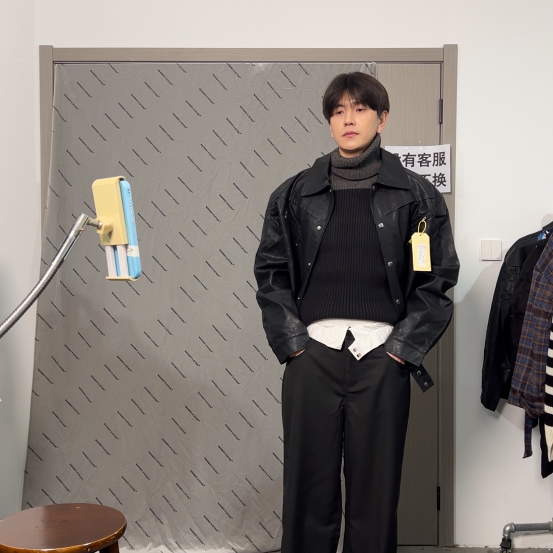 潮流时尚设计感西裤l码