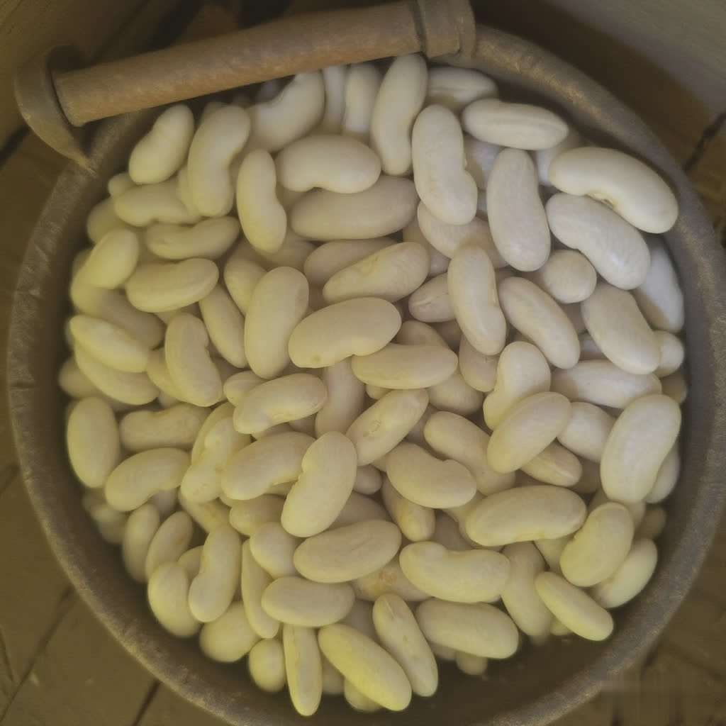 白豆煲汤家用食用白豆
