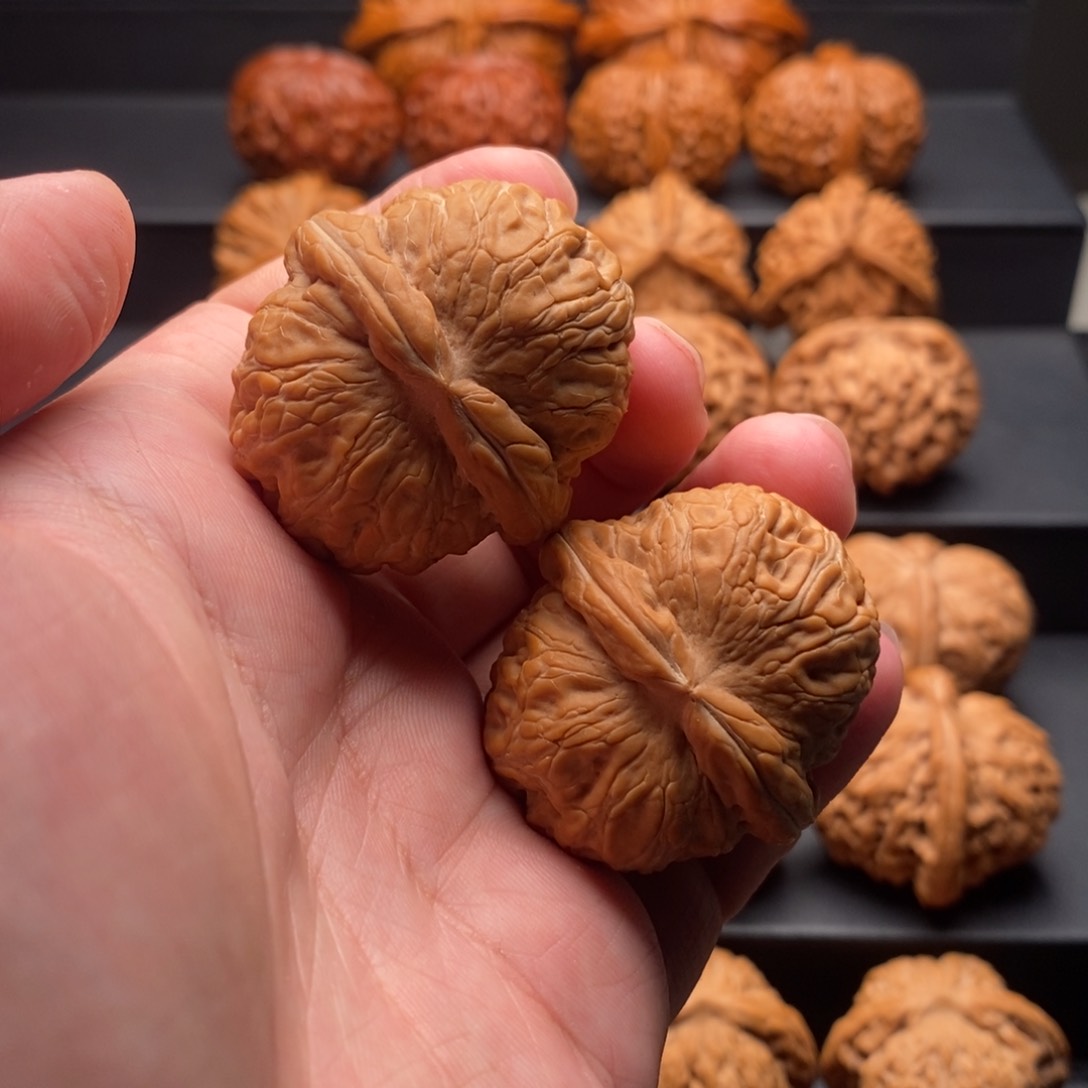 把件文玩核桃喜***爱平谷元宝