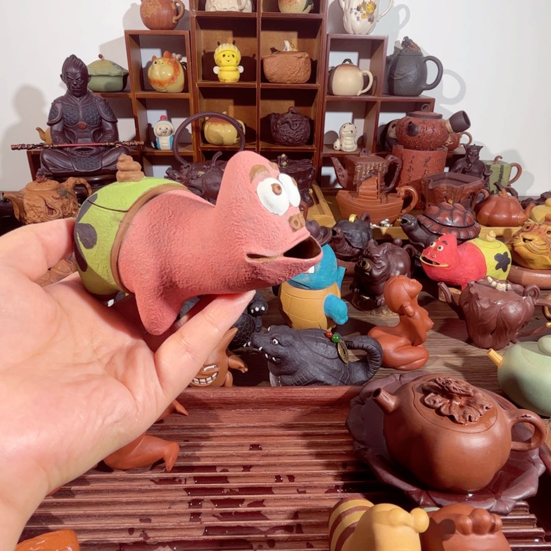 紫砂茶壶呀**呀纯手工制作过程非常