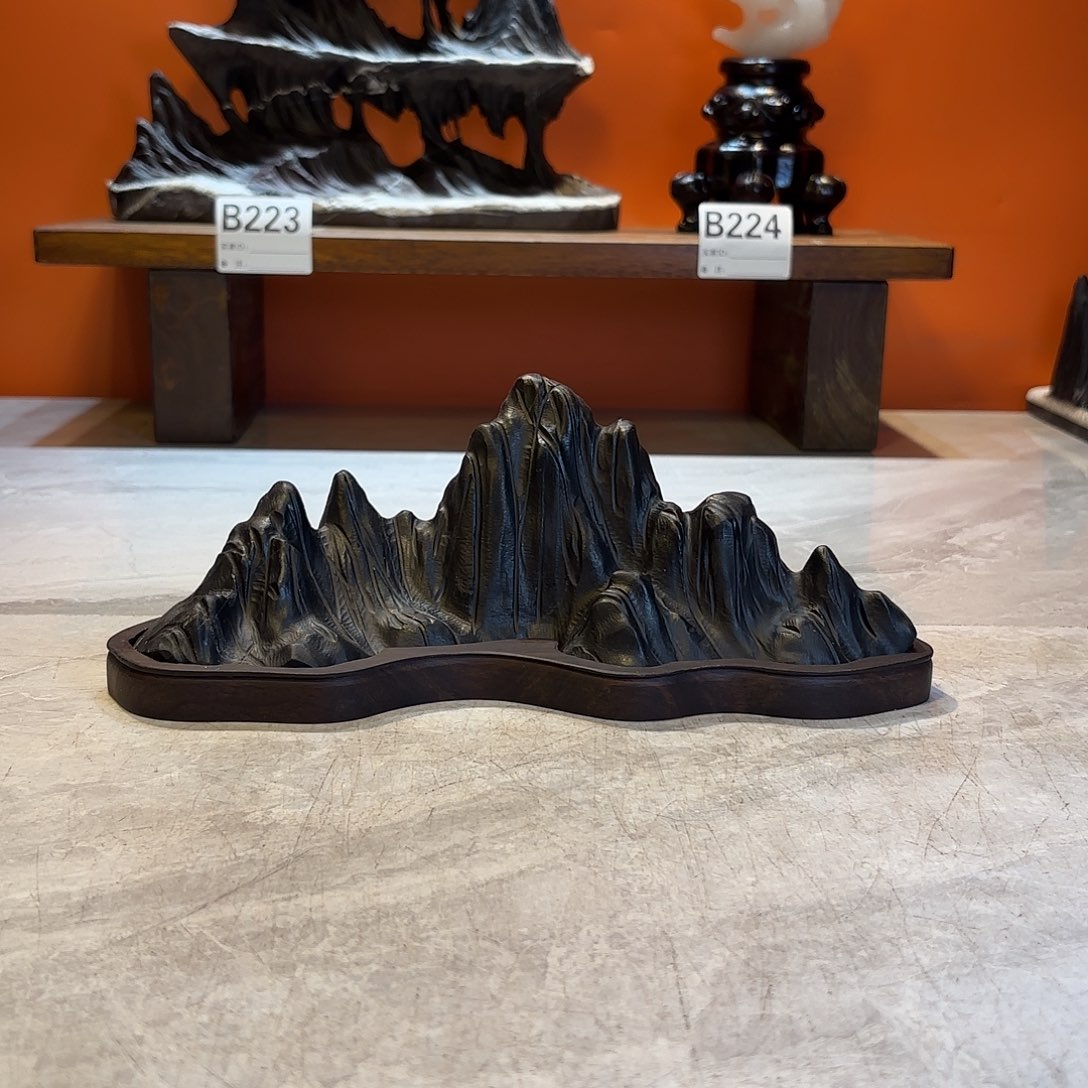 茶宠灵璧石奇石摆件