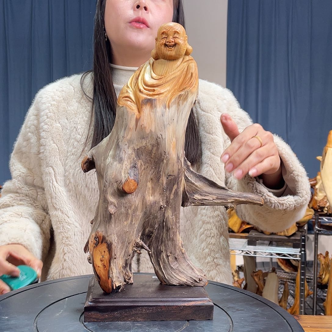 柏木（崖柏）随型艺术根雕