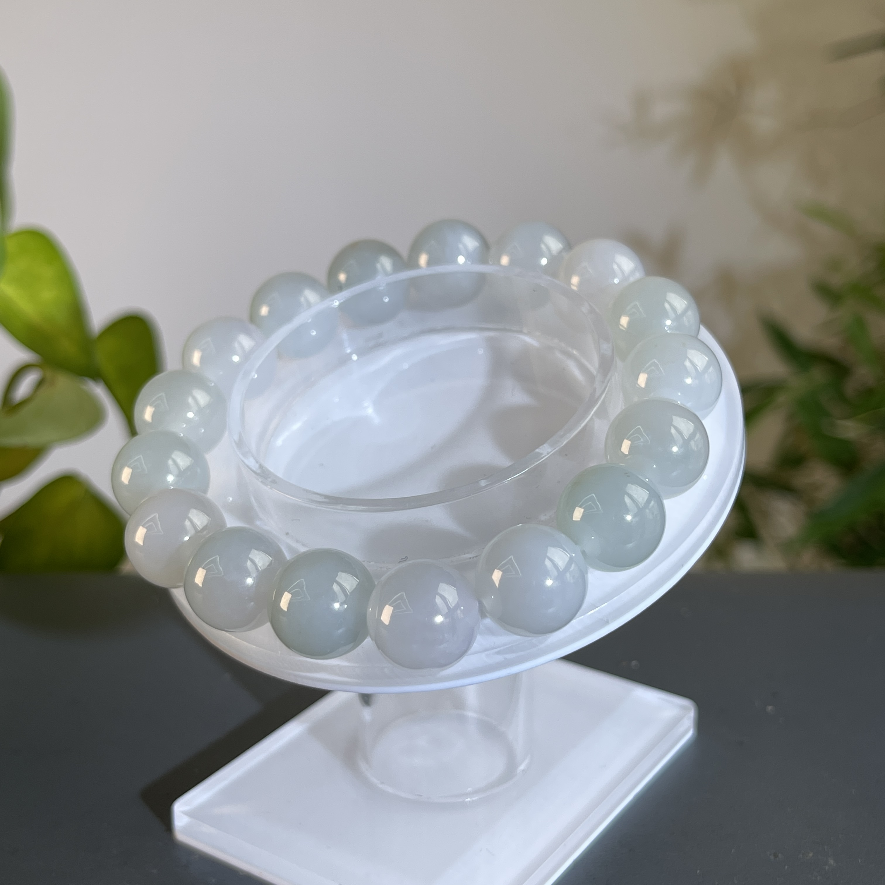 JTW06-105  天然缅甸A货翡翠  翡翠手串