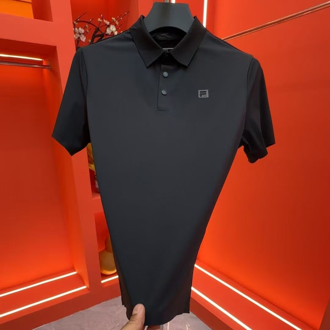 夏季新款POLO衫商务休闲时尚百搭纯色简约运动速干修身