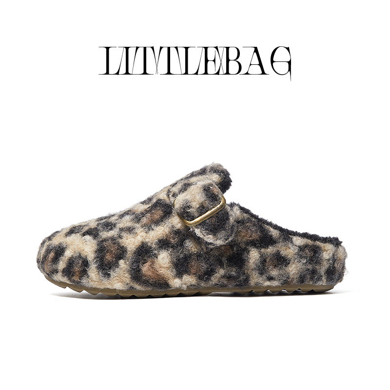 【qianqian】外穿‘’高级慵懒‘’百搭毛呢勃肯鞋