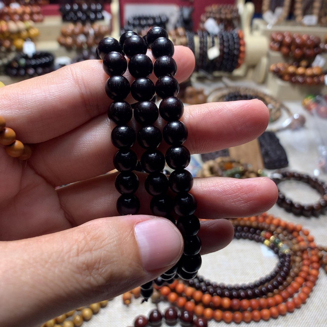 手串/手链小叶紫檀3**n6带星81颗