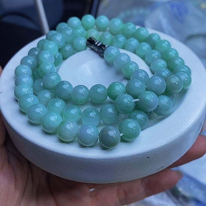 未镶嵌手串翡翠天然缅甸A货翡翠8