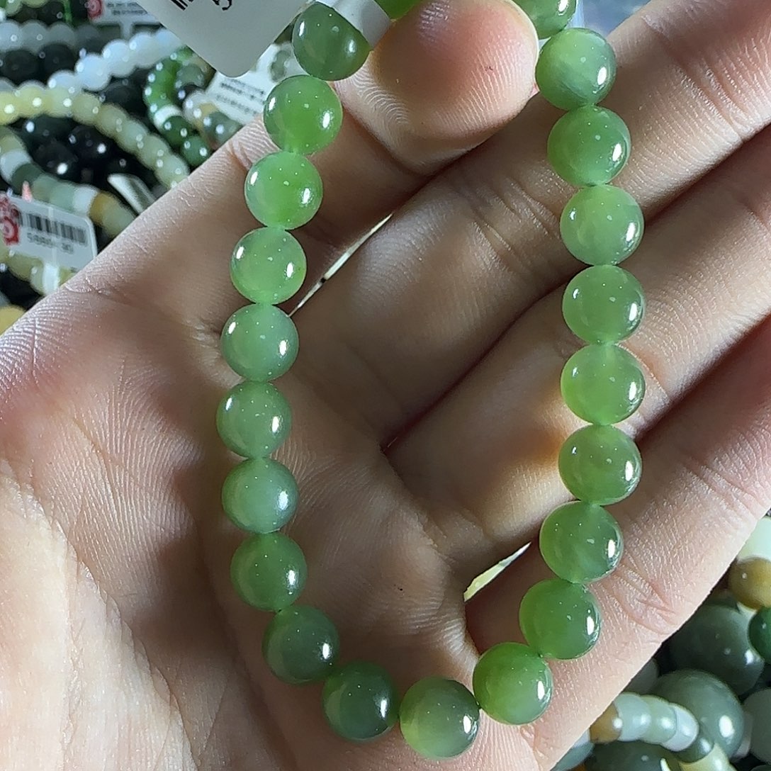 和田玉手链未镶嵌56