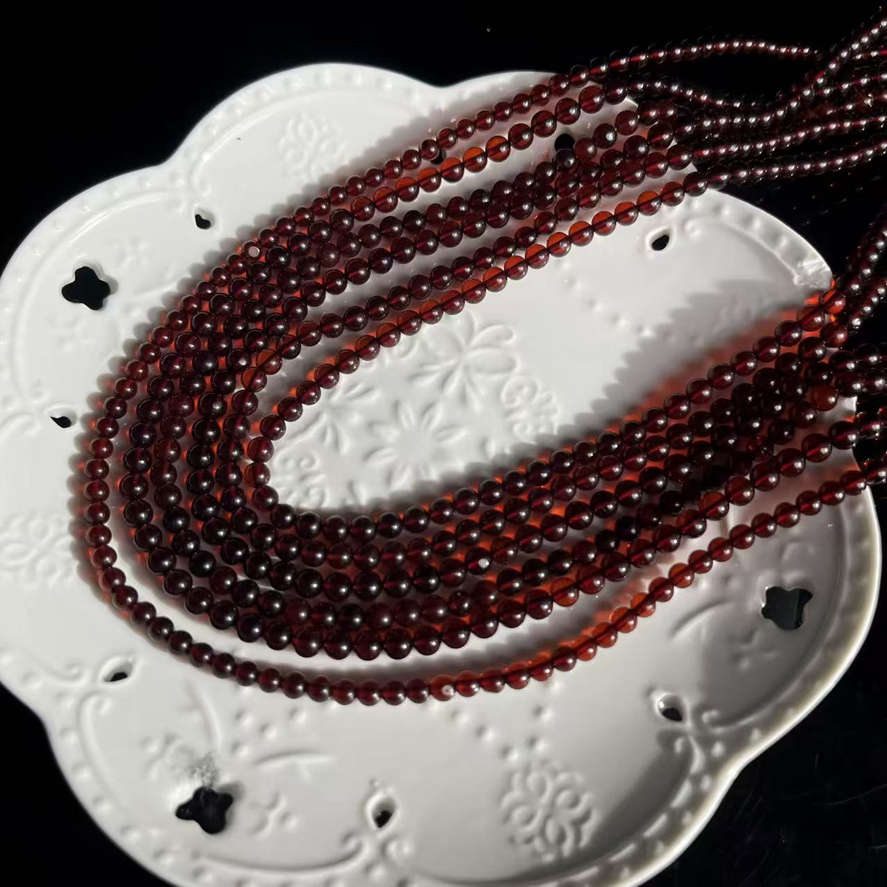 【大鱼甄选】血珀小米珠半成品3mm+JLF41多样性发其一