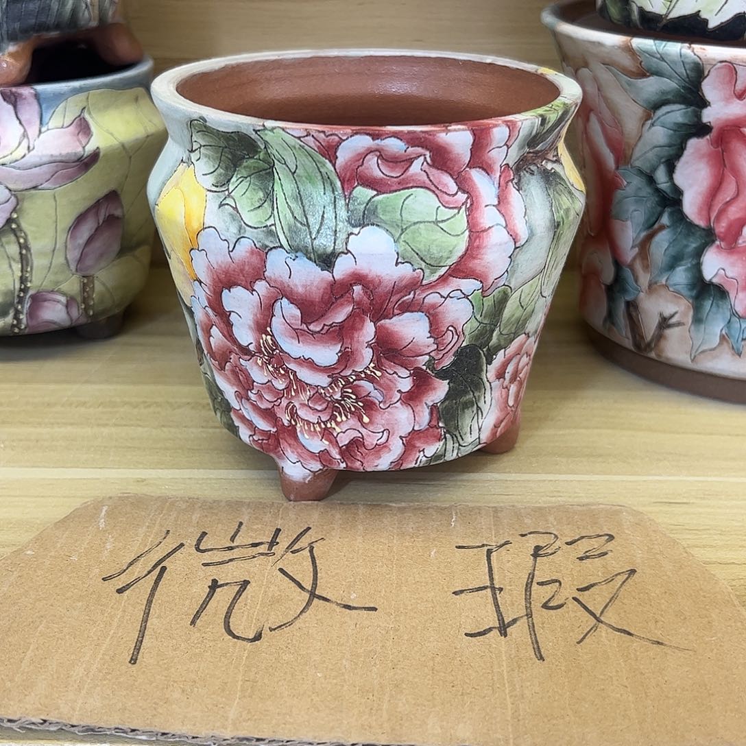 景德镇炫彩手绘口10.7高12