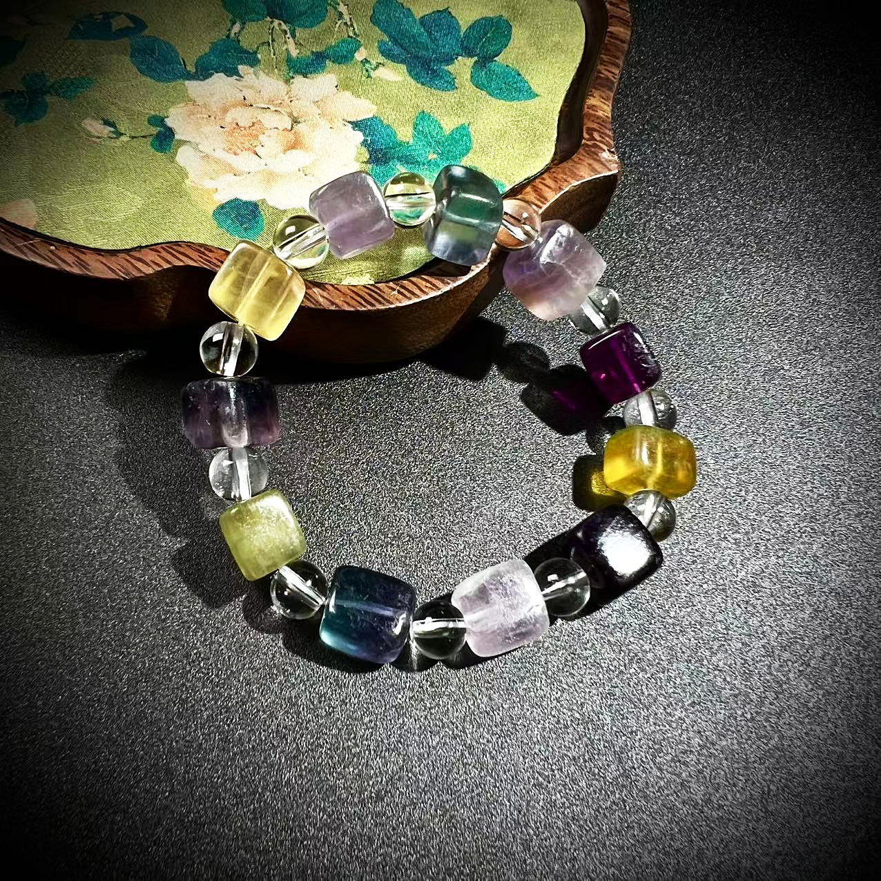 店铺S4310【貝勒爺】萤石/方糖/手串（多样性发其一）