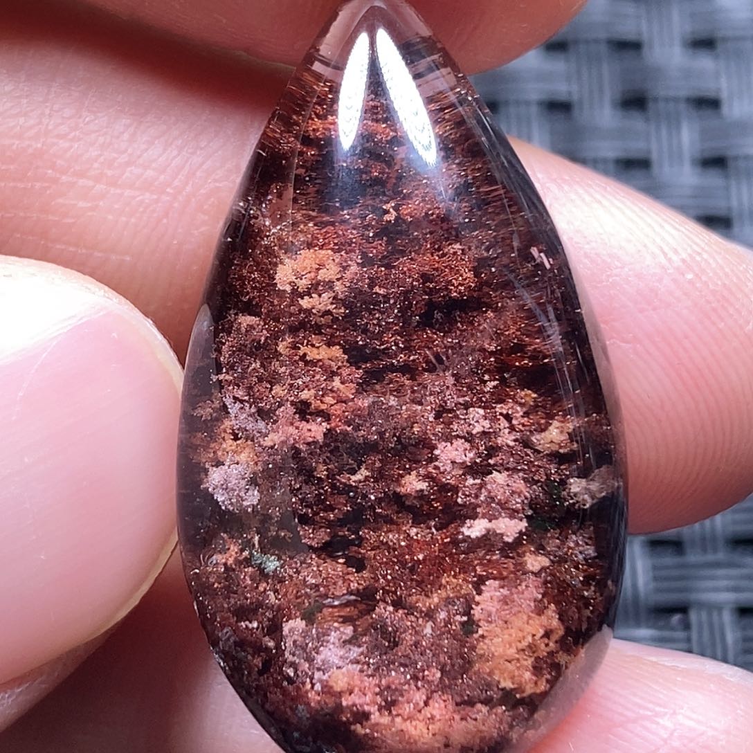 水晶颈饰未镶嵌7*天然水晶项链吊坠