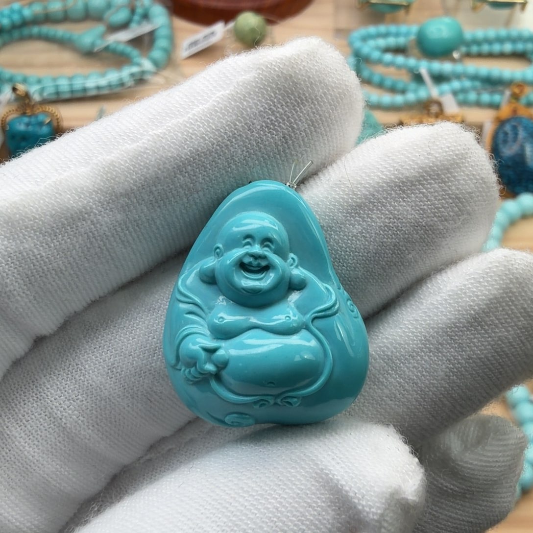 绿松石未镶嵌珠宝奇石