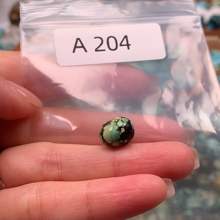 绿松石未镶嵌扣子扣子