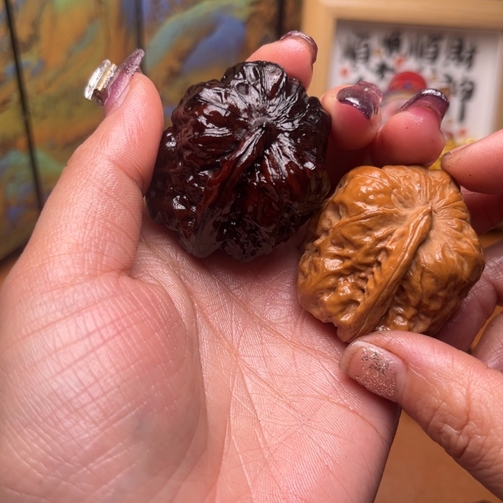 ****t核桃地闷文玩手蛤蟆头一帆风顺 260