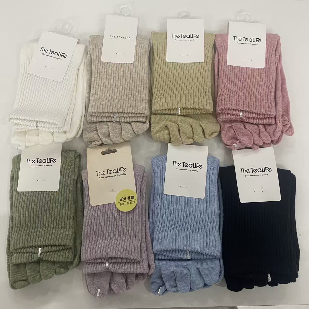 【海娜百川推荐】 男士女士五双高端五指袜