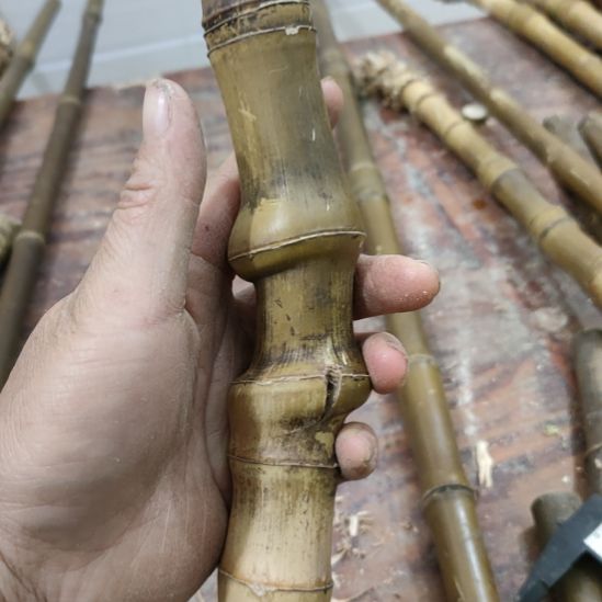 武***旭实心玉竹手把件金条料