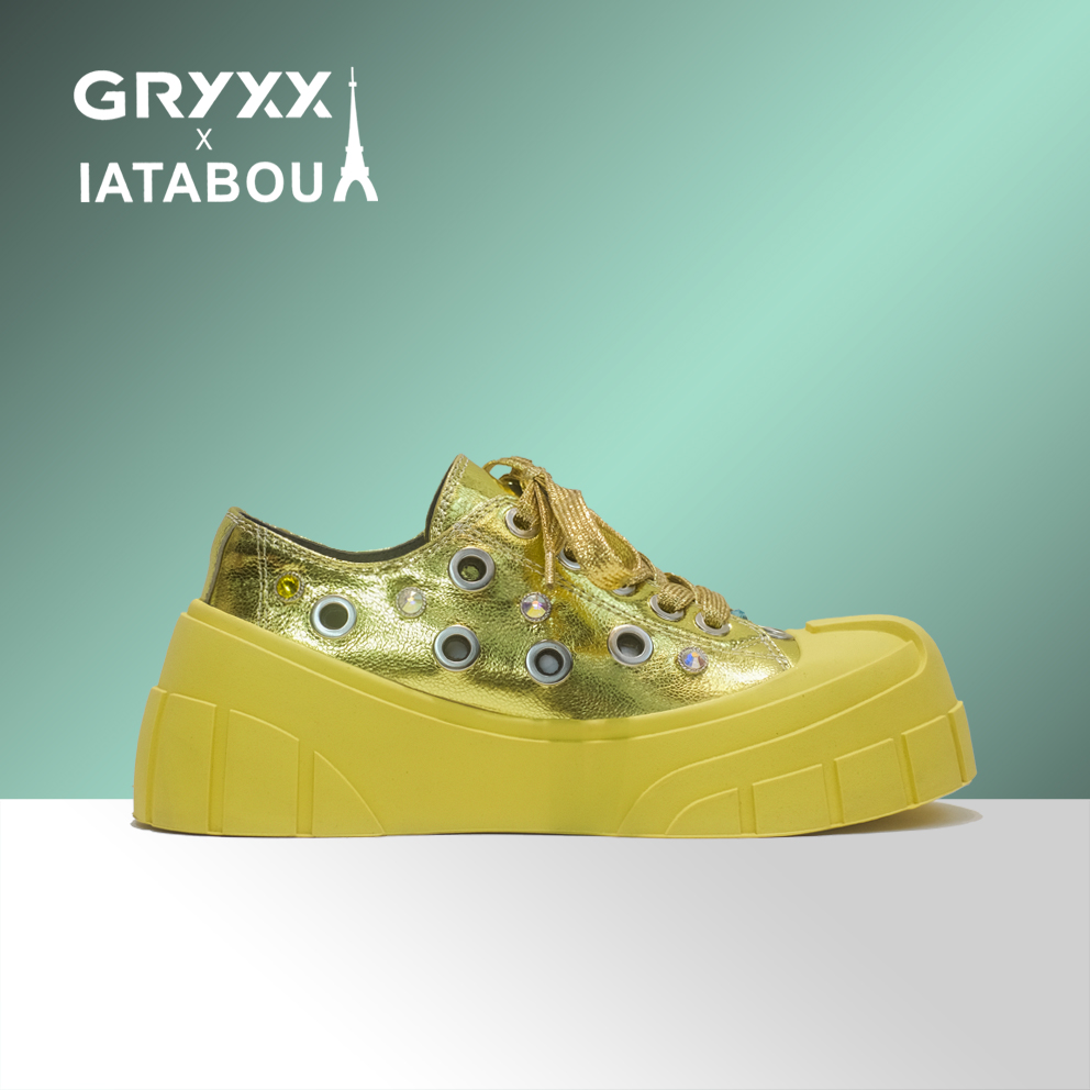 IATABOU高端潮鞋夏季透气联名时尚网红推荐女鞋TA156067金