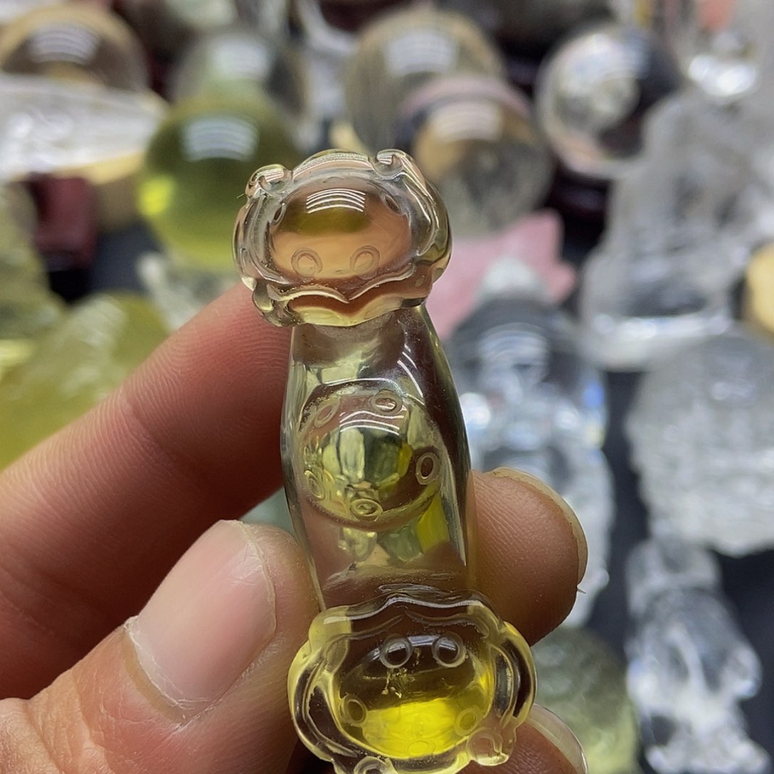 水晶摆件未镶嵌吊坠