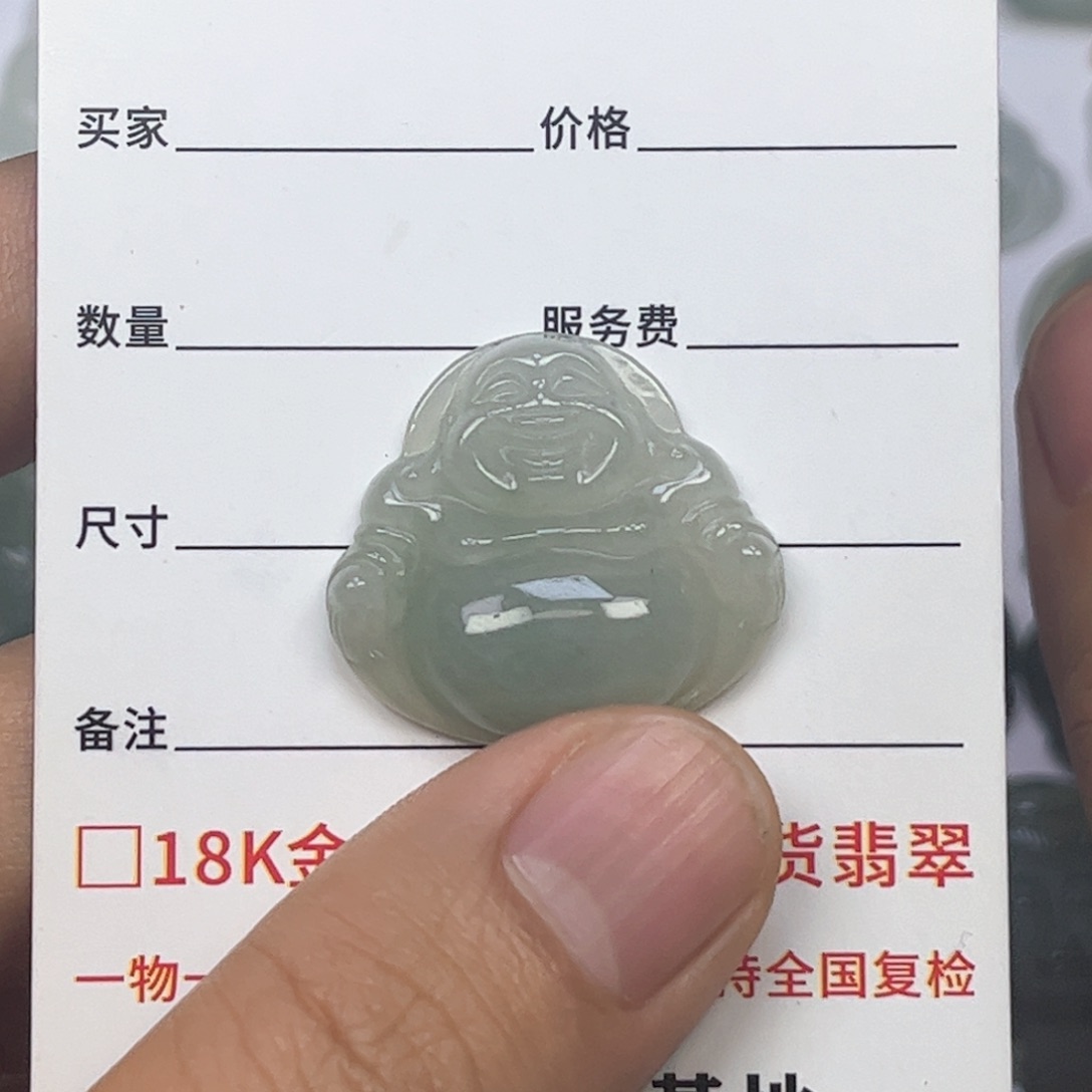 翡翠颈饰未镶嵌缅甸天然翡翠
