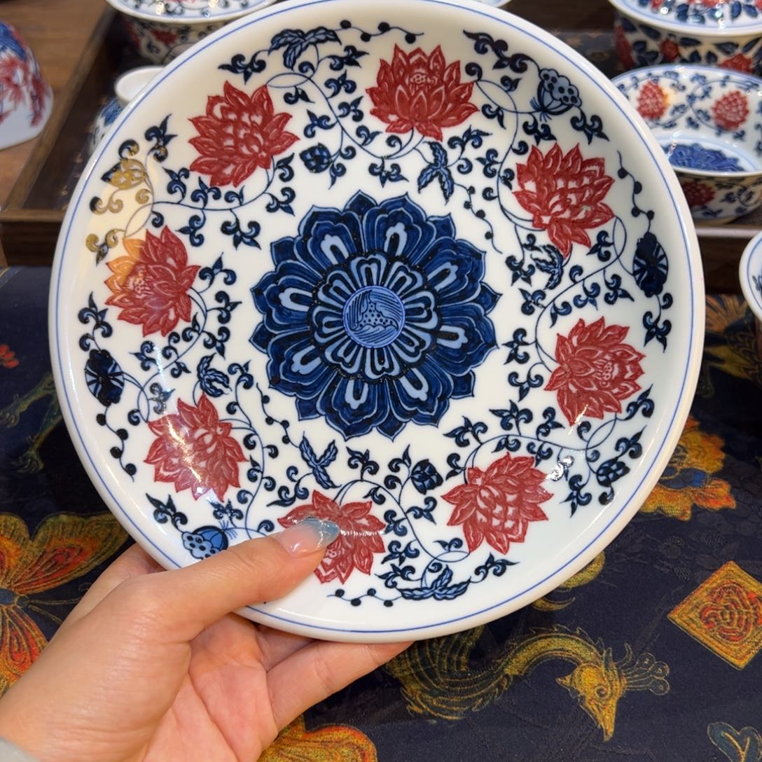 陶瓷摆件景德镇陶瓷茶器百宝箱