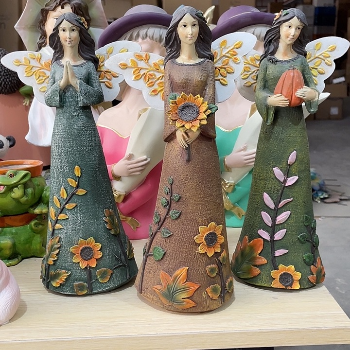 树脂三个天使样品样品哟胖