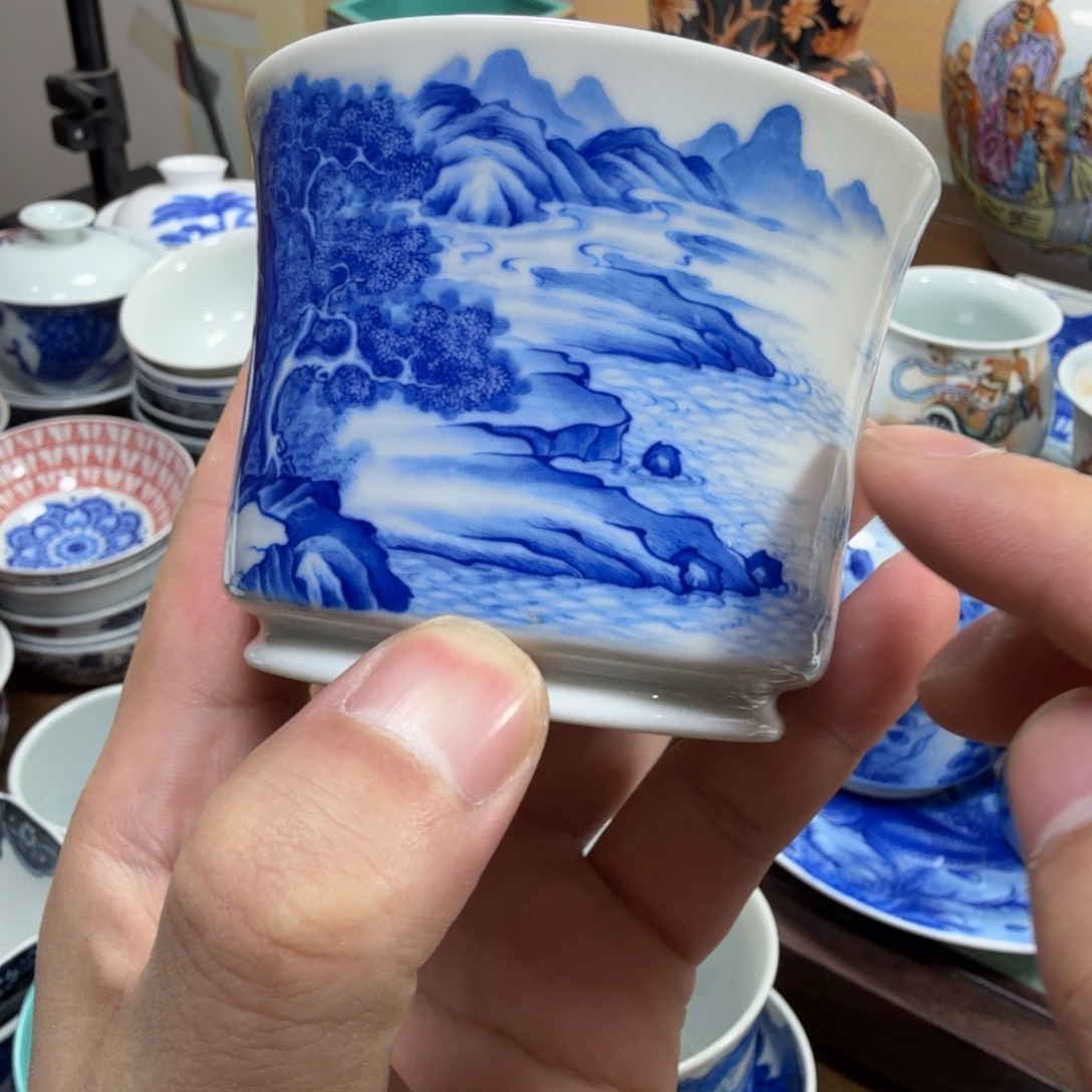 登***洲全手工全手绘陶瓷