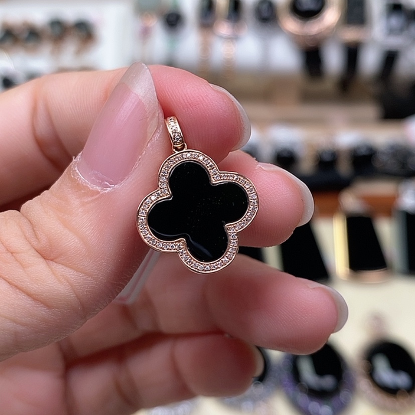 【闪购商品】翡翠吊坠(不含链)18K金镶嵌