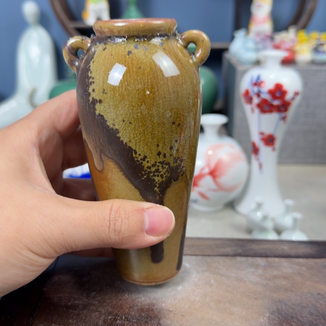 陶瓷手工小花器摆件