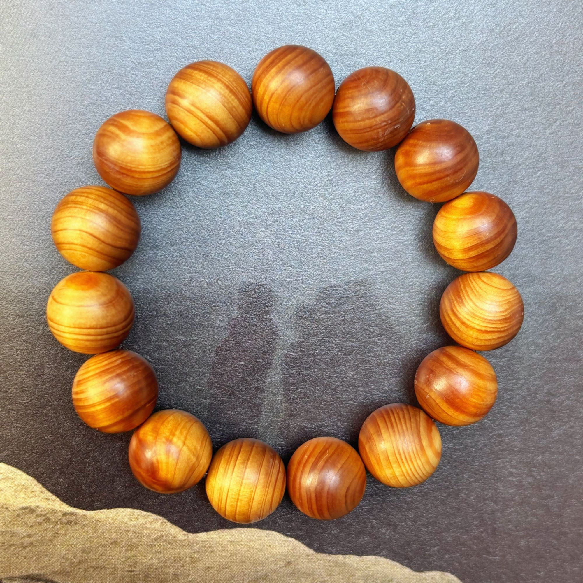 『香瑞』正宗大卡阿根廷绿檀太行崖柏六道木黑檀文玩手串