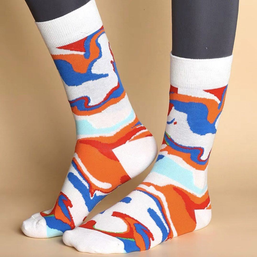 DOOKSNOW滑雪袜男女保暖中筒袜子针织毛线袜单板双板户外透气袜