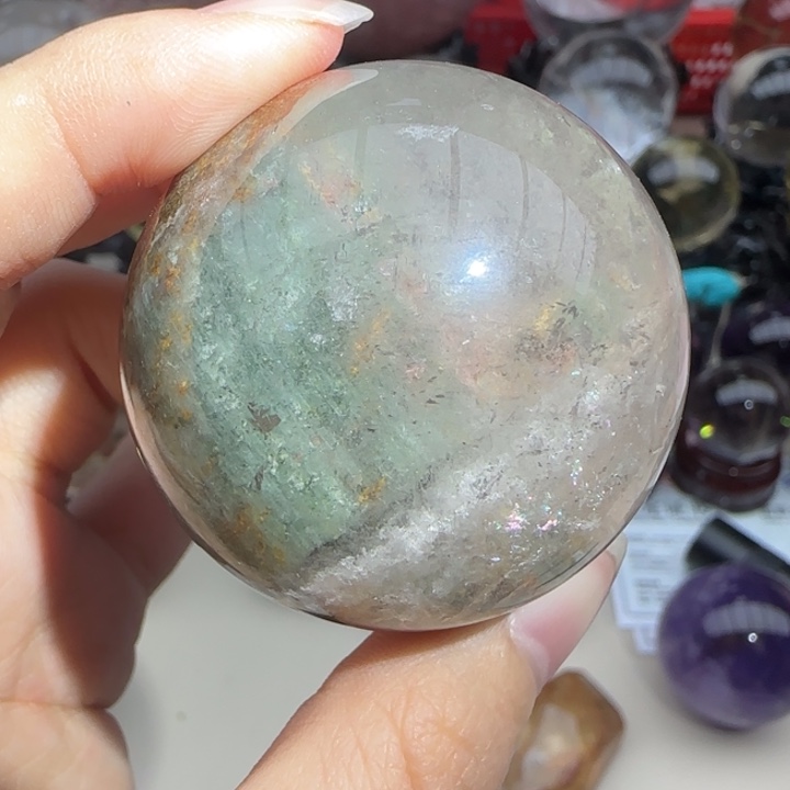 人***火未镶嵌水晶摆件b407