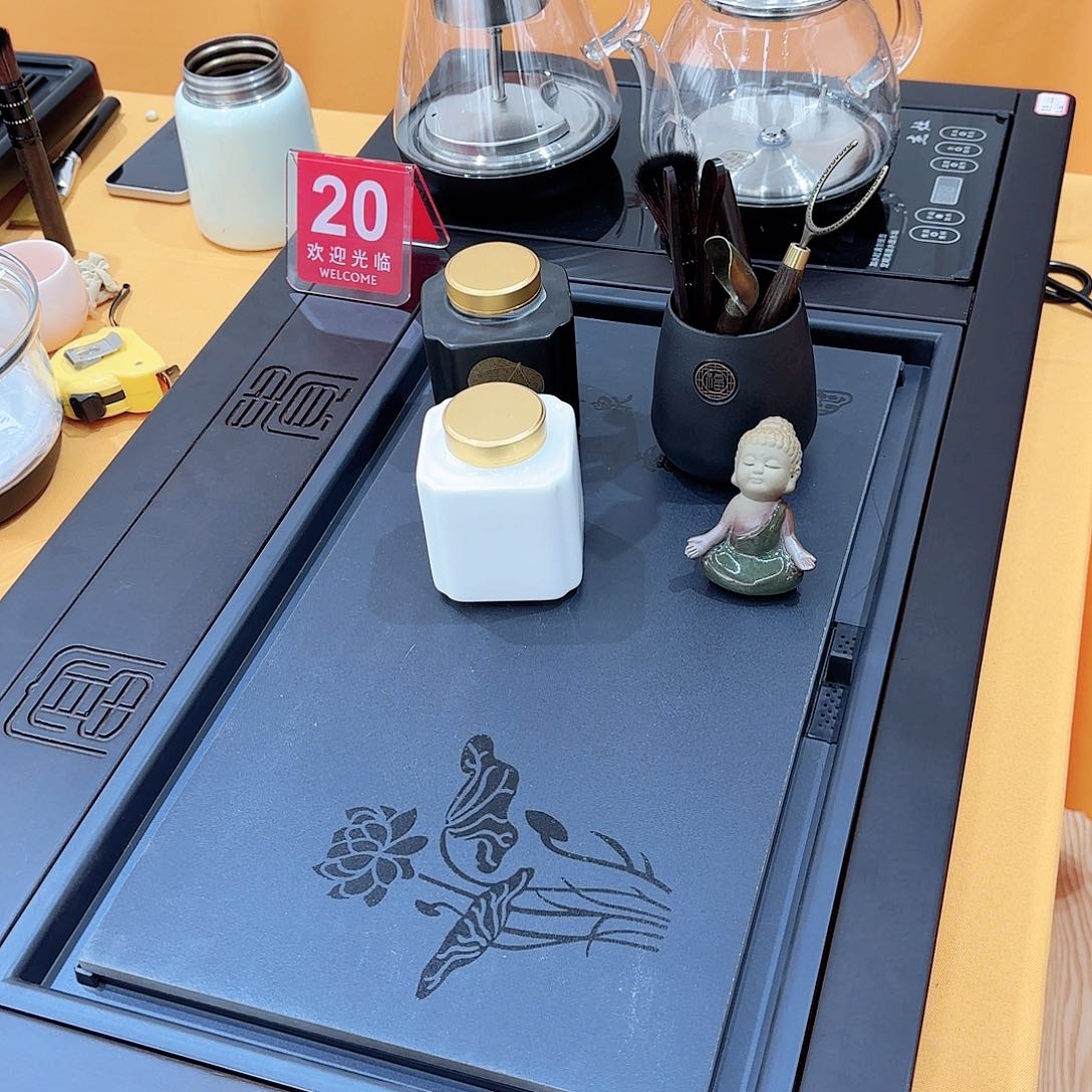 拖***三实木茶盘工厂直销