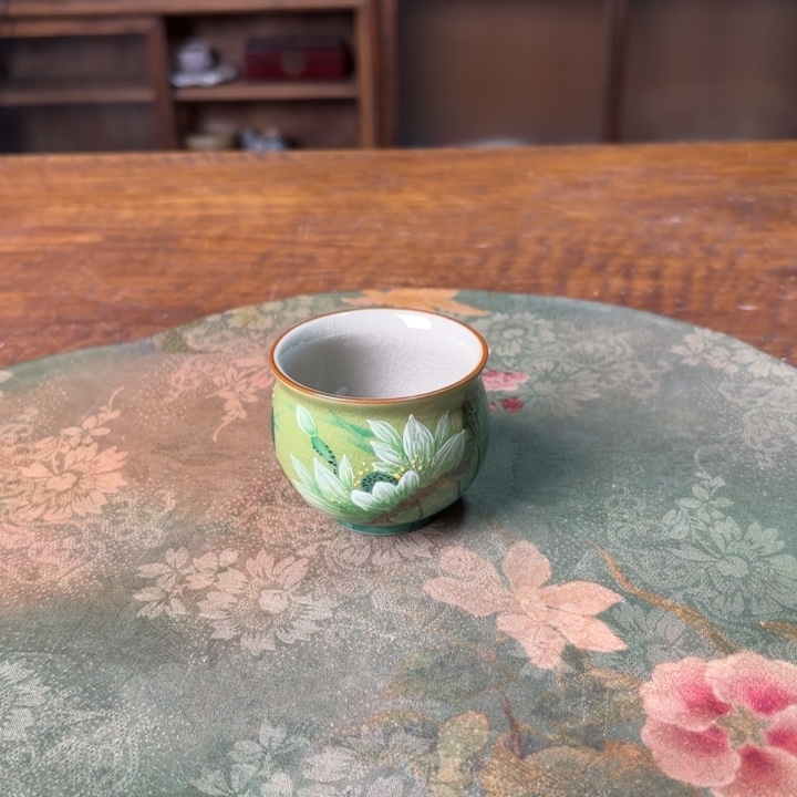 柴烧纯手工手绘陶瓷