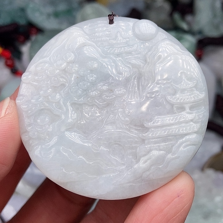 颈饰未镶嵌翡翠翡翠