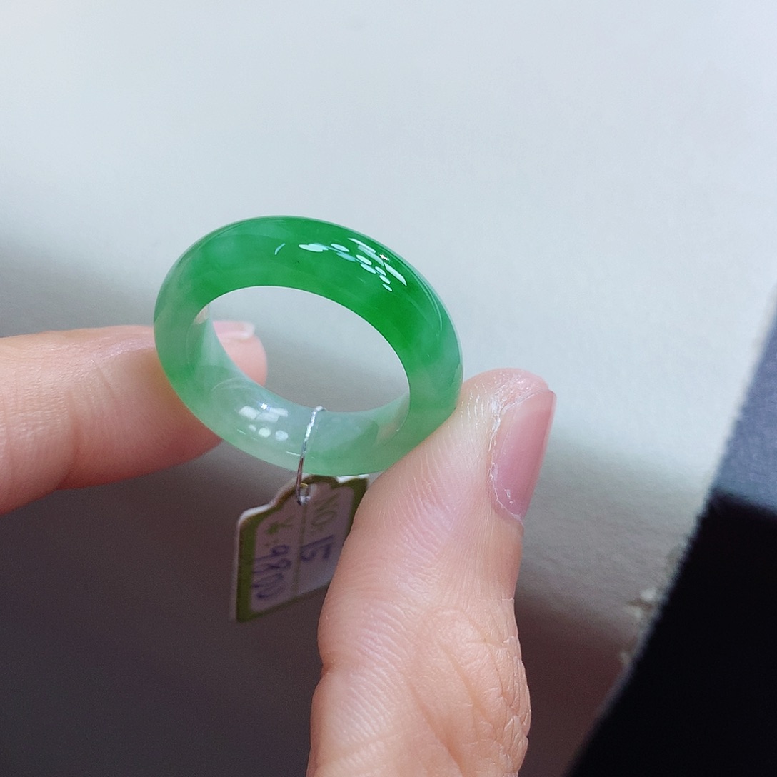 未镶嵌戒指翡翠15号