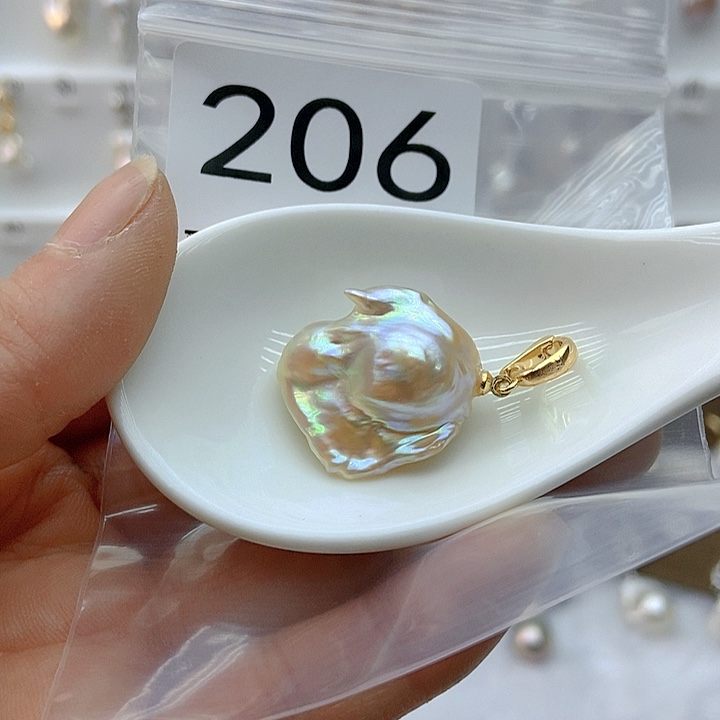 淡水珍珠颈饰银S925镶嵌