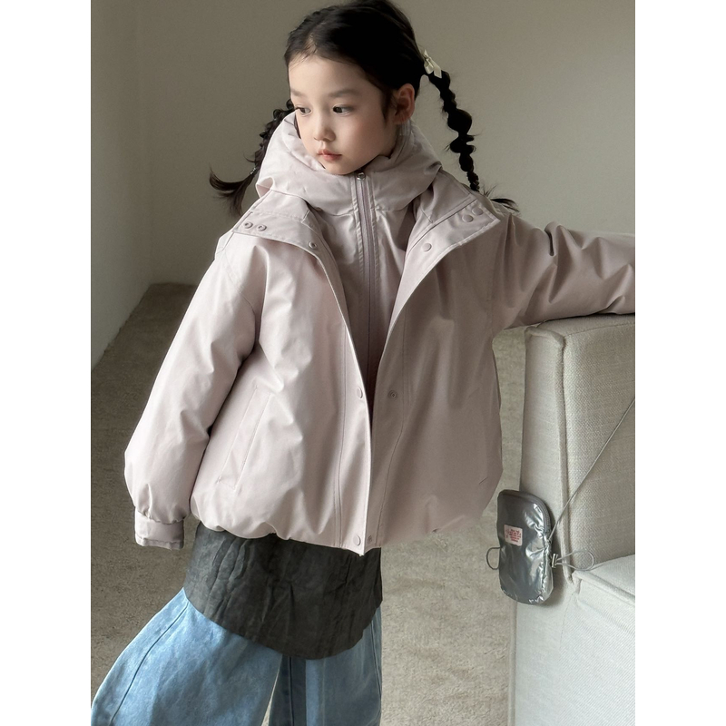 【主播自留款】FZ·25冬~女童新款羽绒服7674 粉色