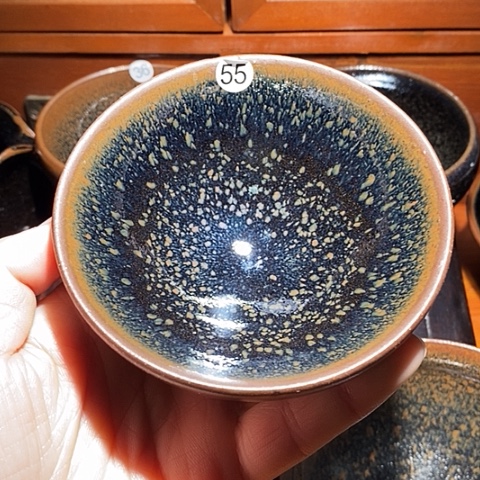 茶盏柴烧手工平口盏