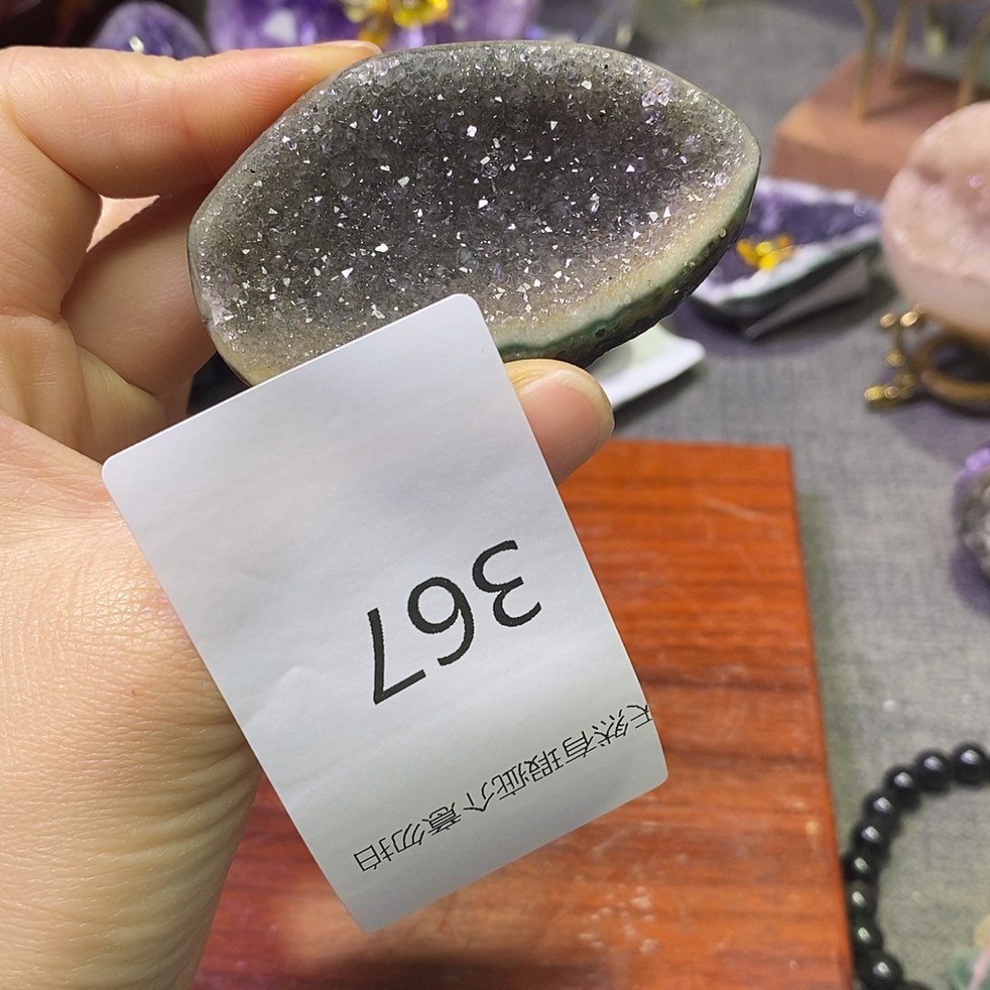 紫晶珠宝半成品未镶嵌