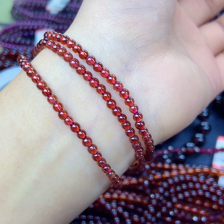 石榴石手链未镶嵌3.5