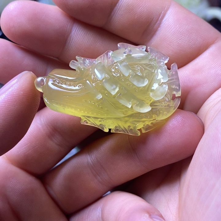 岫玉岫玉颈饰未镶嵌