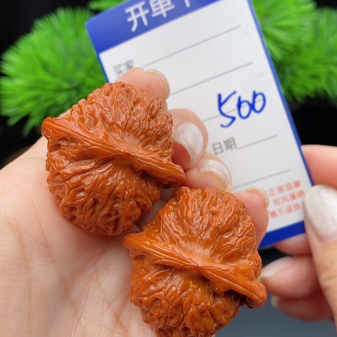 文玩核桃把件36血麒麟500