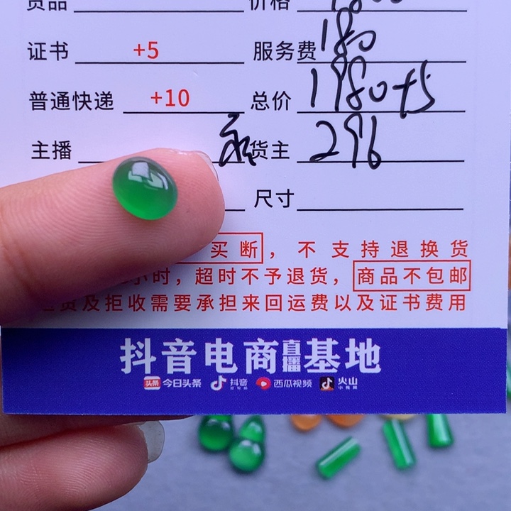 翡翠未镶嵌颈饰C****C