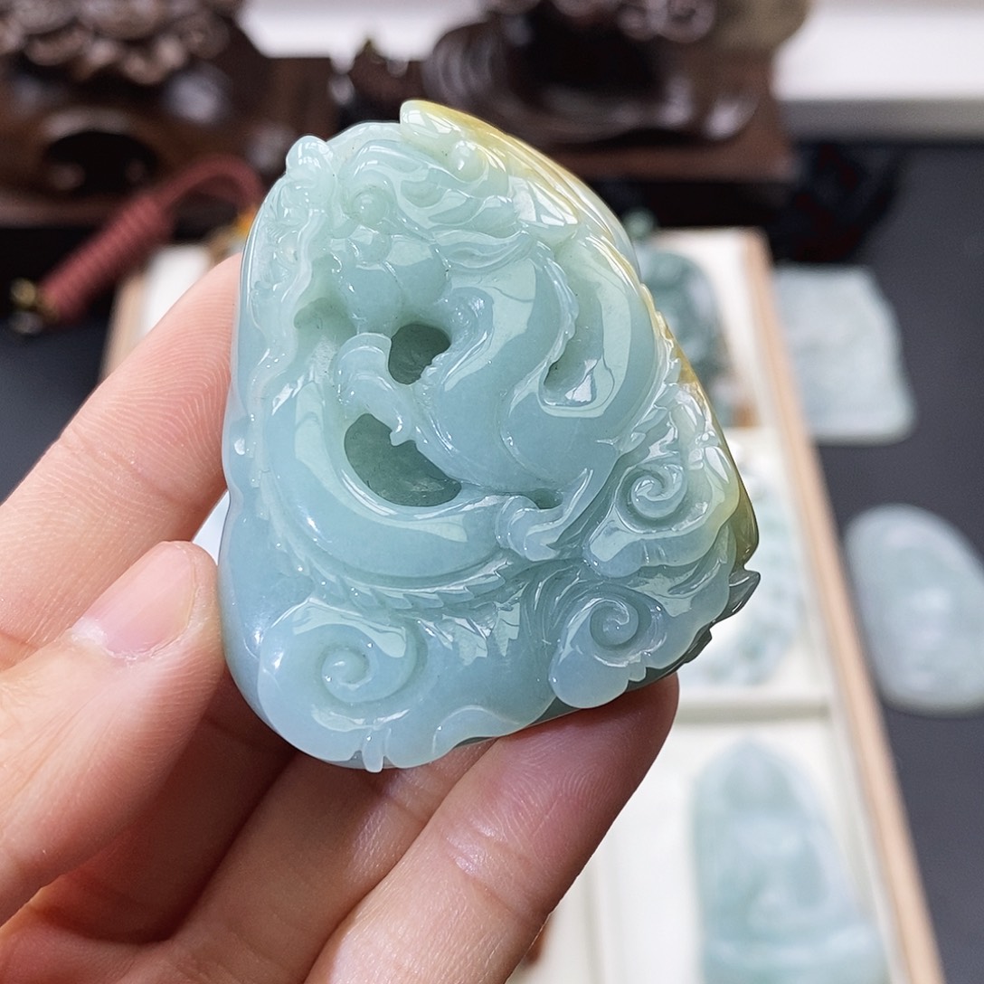 翡翠未镶嵌颈饰缅甸翡翠a货