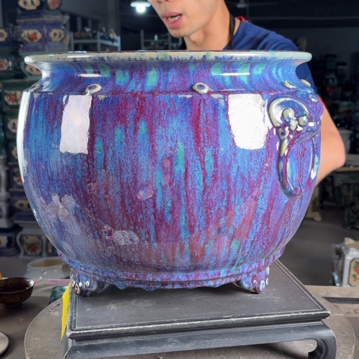 一风堂石湾花盆 内30*25