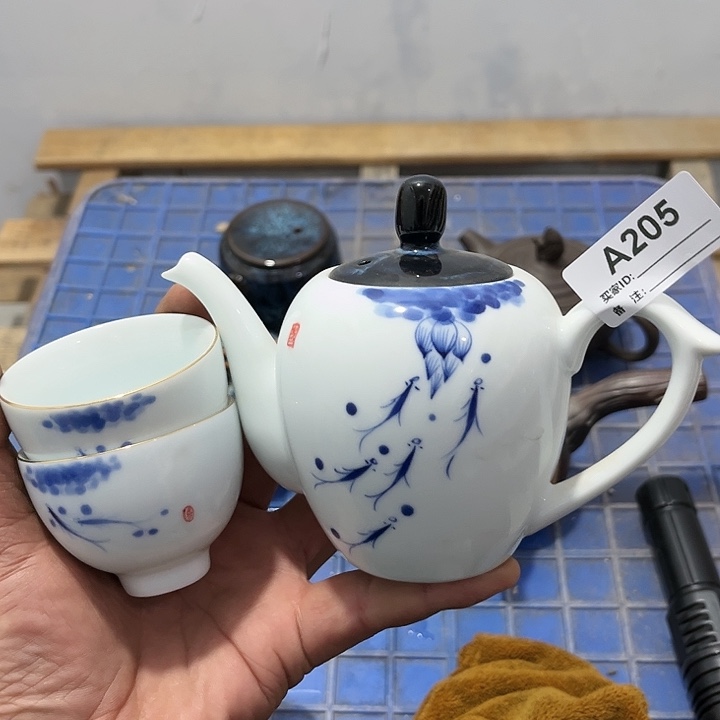 茶具默认微瑕瓷器、茶具、壶、摆件，介意勿拍 