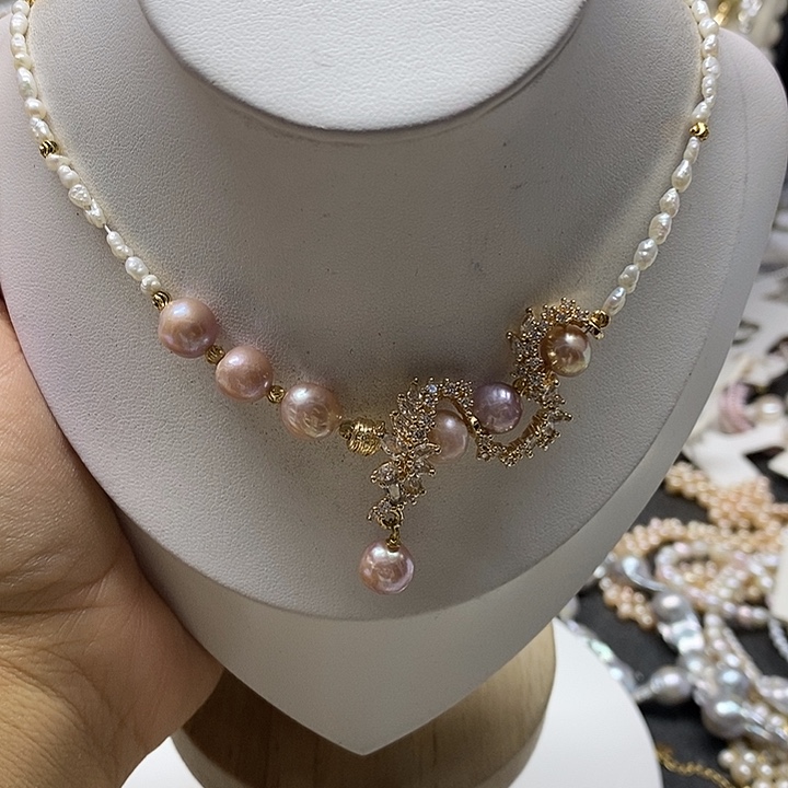 淡水珍珠颈饰未镶嵌