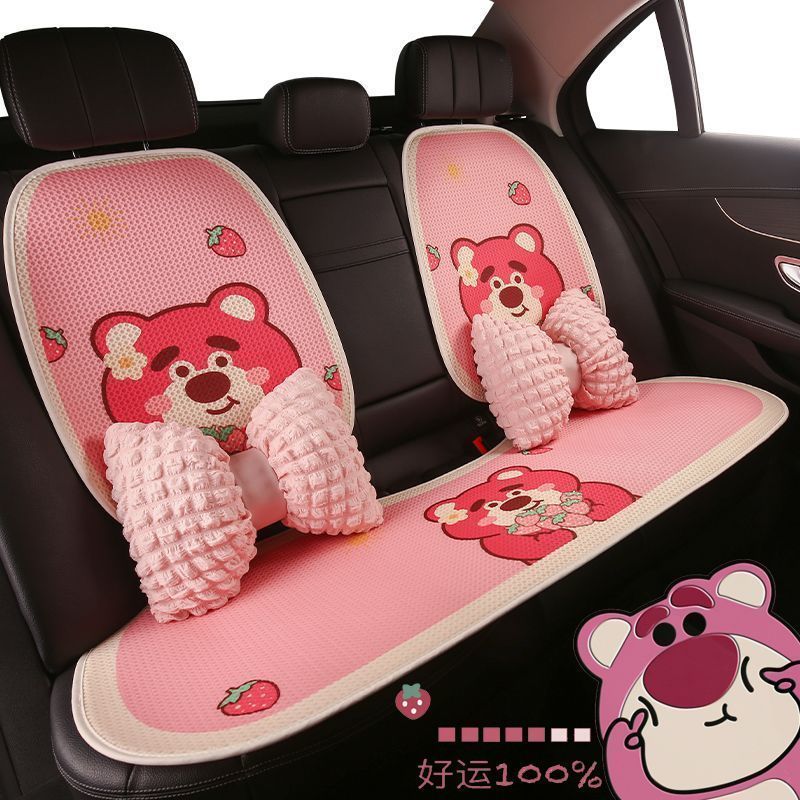 丽驰金锂L7电动新能源四轮老年代步车坐垫半包围四季透气汽车座套