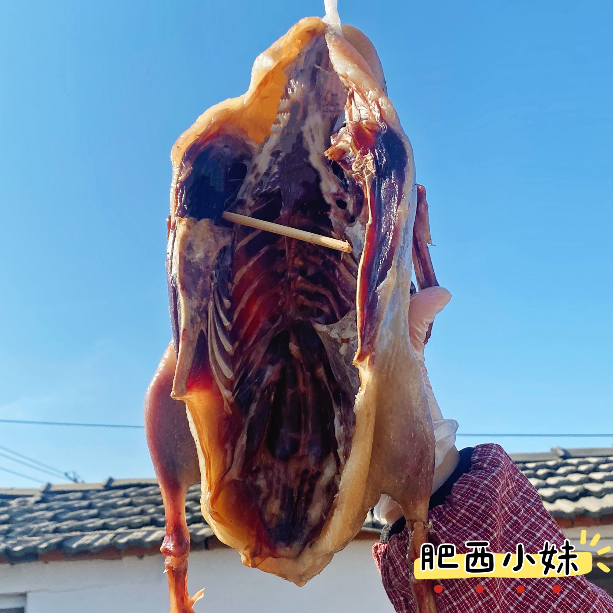 【咸麻鸭肥西小妹】安徽土特产手工腌制麻鸭咸鸭土鸭风干晒干咸香